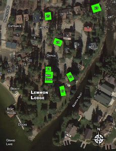 Lemmon Lodge Cabins Map